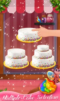 本物のケーキメーカー-誕生日パーティーのケーキ料理ゲーム Screen Shot 1
