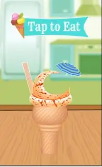Ice Cream Maker di cafe pencuci mulut Screen Shot 7
