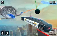 Police Limo Car Stunts - Mega Ramp Car Racing Game Screen Shot 9
