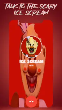 Scary Ice Creepy Call & Chat Screen Shot 4