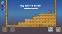 Red Boy Blue Girl : Amazing Adventure Game Screen Shot 1