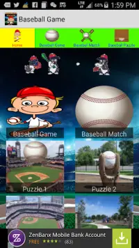 Baseball Games Free Screen Shot 0