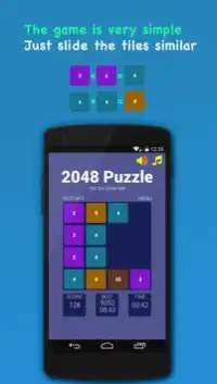 2048 Plus Number puzzle game 2 Screen Shot 1