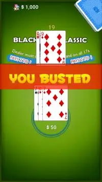 Blackjack classic Screen Shot 5