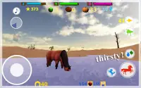 Horse Simulator 3d Animal Game: horse adventure Screen Shot 11