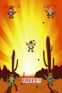 Cowboy Battle: Wüste schießen Screen Shot 2