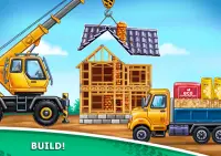 Truck games - build a house Screen Shot 3