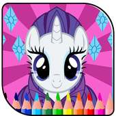 Coloring little pony  princess go