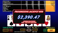 Video Poker Progressive Casino Screen Shot 1
