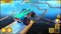 gry monster truck: wyścigi na wysokościach Screen Shot 2