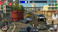 Cargo Truck Driving Truck Game Screen Shot 3