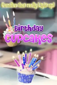 Birthday Candles & Cupcakes Maker FREE Screen Shot 0