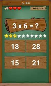 multiplication table Screen Shot 0