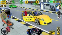 Taxi Simulator Gry samochodowe Screen Shot 4