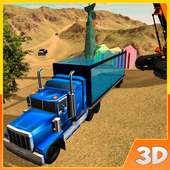 Blue Whale Truck Simulator 2018: Transportasi Hew