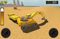 Escavadora de areia sim 2017 Screen Shot 7