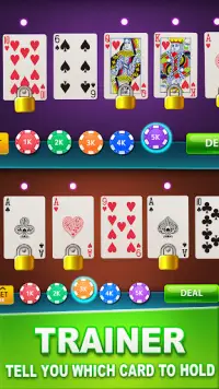 Video  Poker Trainer Screen Shot 1