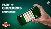 Checkers Online: board game Screen Shot 0