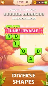 Word String Puzzle - Word Game Screen Shot 2