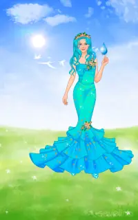 Element Princess dress up game Screen Shot 7