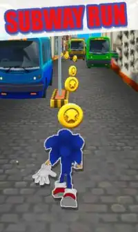 Subway Hedgehog Adventure: Dash Runner jump Game Screen Shot 0