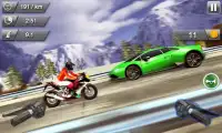 पागल मोटो बाइक सवार - भारी ट्रैफिक बाइक रेसिंग Screen Shot 2