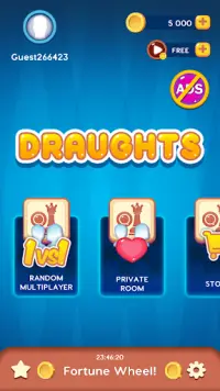Draughts / Checkers Online Multiplayer Screen Shot 0
