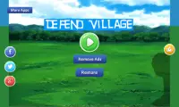 마을 방어하기 - 침입자(적)로부터 마을을 방어하기 Screen Shot 1