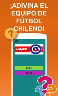 Adivina el Equipo de Futbol Chileno Screen Shot 0