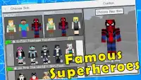 2018 Spiderman Skin Pack Minecraft PE Screen Shot 0