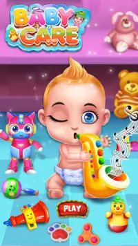 Baby care: Babysitter games Screen Shot 0