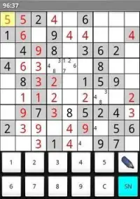 Sudoku Puzzle Game Screen Shot 2