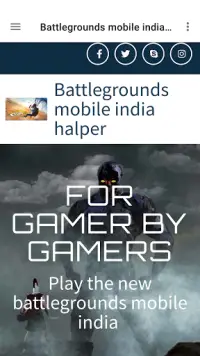 Battlegrounds mobile india helper Screen Shot 2