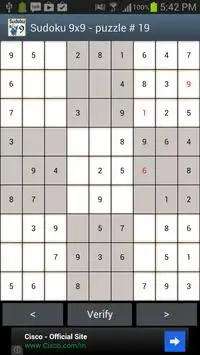 Sudoku 9x9 Screen Shot 0