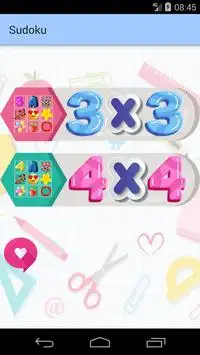 Brain Teaser for Kids Sudoku Game Screen Shot 0