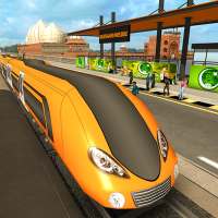 Orange Line Metro Train Game: New Train Simulator