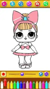 Coloring Lol and Loli Dolls Screen Shot 5