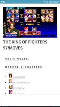 Guide King Of Fightre 97 Screen Shot 0