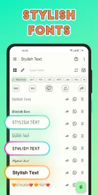 Stylish Text - Fonts Keyboard Screen Shot 1