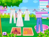 Rửa sạch quần áo trò chơi Screen Shot 6
