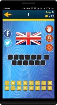 Guess Flags Game - Find Flags Country Quiz Game Screen Shot 1