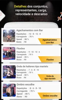 Pro Gym Workout (Ginásio Workouts & Fitness) Screen Shot 7