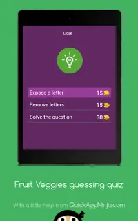 Erratenes Obst-Quiz - Lernen Sie Obst oder Gemüs Screen Shot 19
