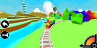 Juego de trenes 3D para niños Screen Shot 6