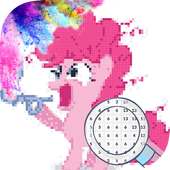 Mini Pony Coloring Book - Pixel Art lover
