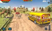 Off Road School Bus: Uphill Driving Simulator Screen Shot 1
