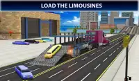 Limo Car Transporter Truck 3D Screen Shot 12
