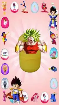 Saiyan surprise eggs Goku Dragon Screen Shot 1