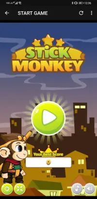 Stick Monkey - Online & Free Screen Shot 1