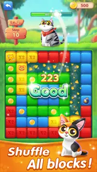 Meow Blast - Pop Cat Puzzle Matching Game Screen Shot 0